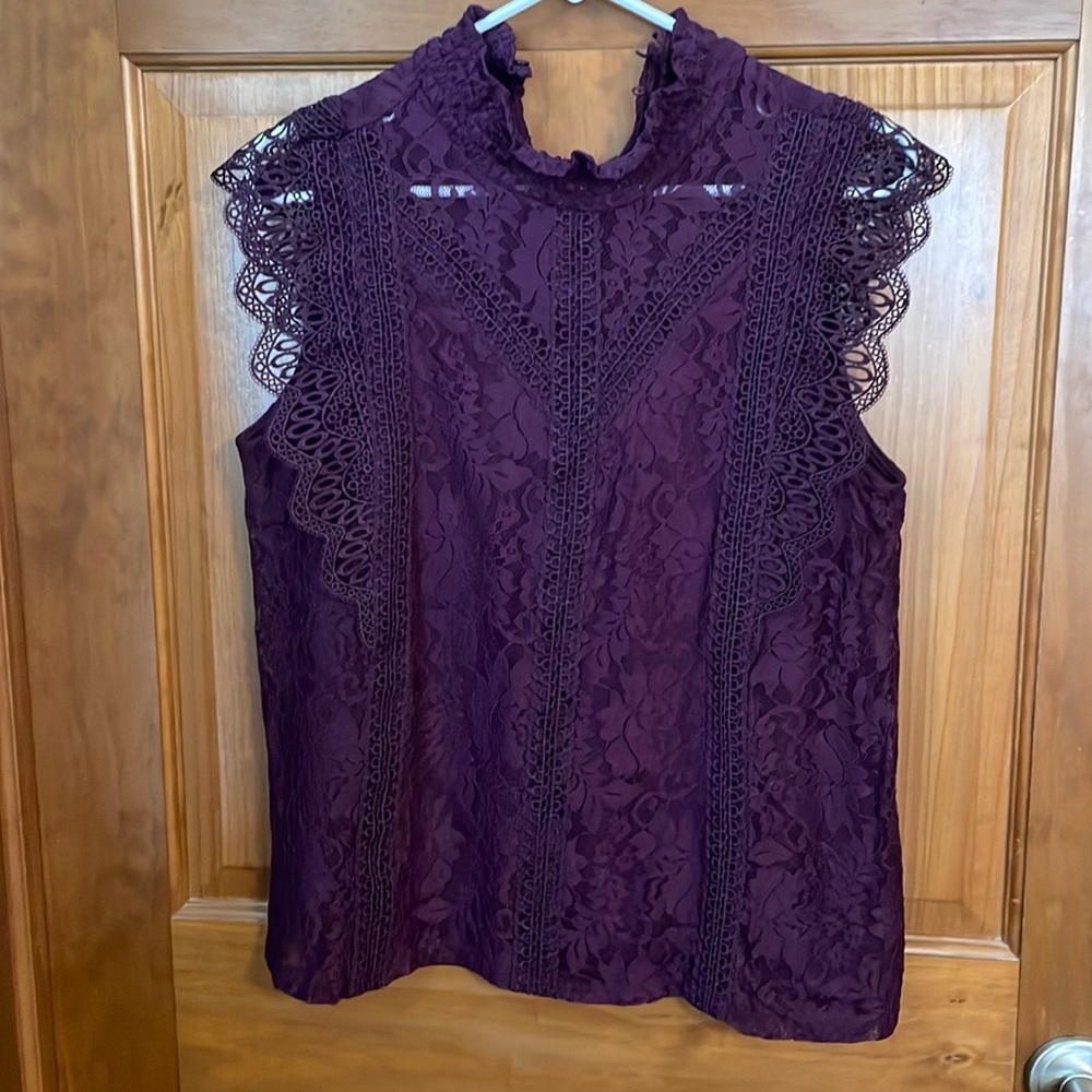 Stunning purple lace shirt- never worn